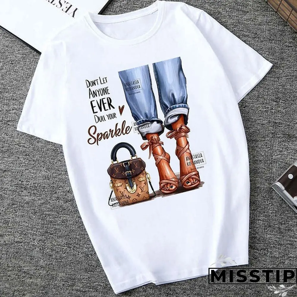 Orange Fashion Casual Daily O Neck Short Sleeve Regular Sleeve Regular Letter Character Tops