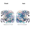 White Horse Double Sided - 5D DIY Ornament