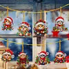 8Pcs DIY Diamond Special Shape Double Sided Hanging Christmas Theme、[Everydayedeals]