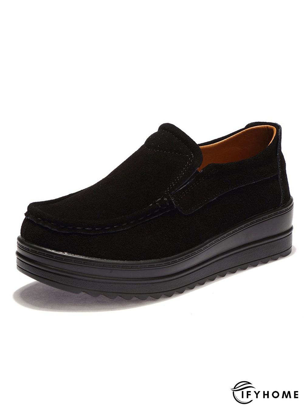 Casual Suede Non-slip Platform Shoes | IFYHOME