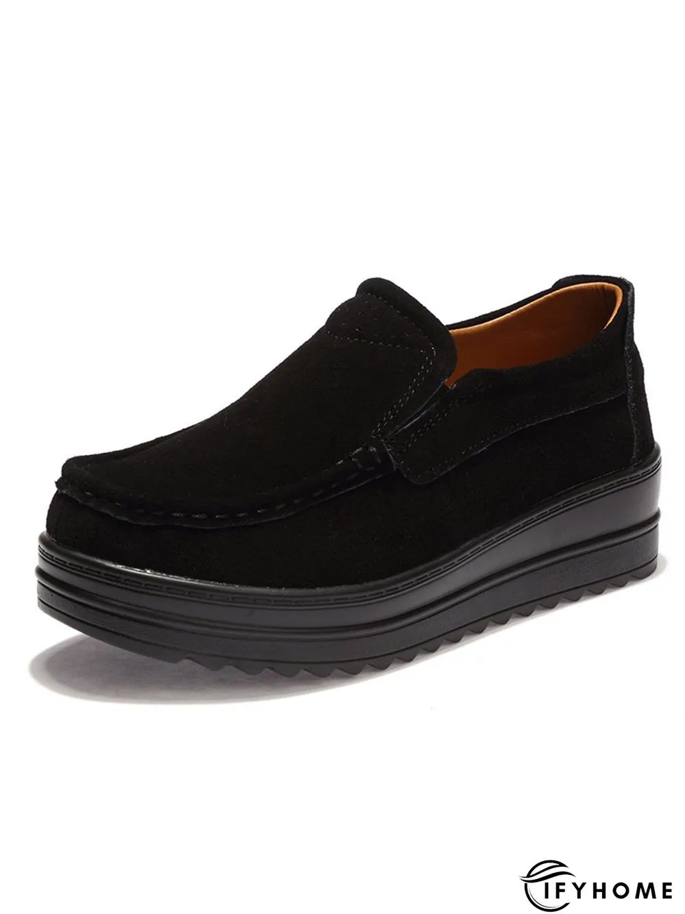 Casual Suede Non-slip Platform Shoes | IFYHOME