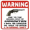 Shooting Warning - Metal Tin Signs(8*12Inch/12*16Inch)