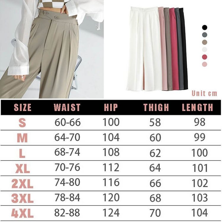 Woman's Casual Full-Length Loose Pants