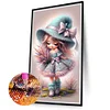 (40*70cm)Girl - Full Round Drill Diamond Painting