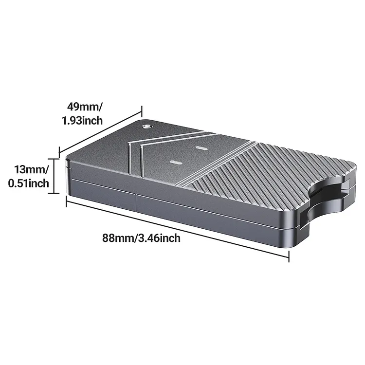 JJC CFexpress - Lettore di schede di tipo B, USB 3.2 Gen2, 10 Gbps, USB C USB A 2 in 1, lettore di schede di memoria esterno portatile in alluminio tipo A