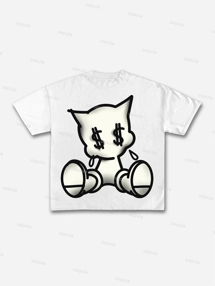 Sopula Trendy Cartoon Ats Boy Graphics Cotton T-Shirt