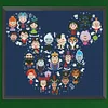 Cartoon Character - 11CT Stamped Cross Stitch - 46*51cm - Disney