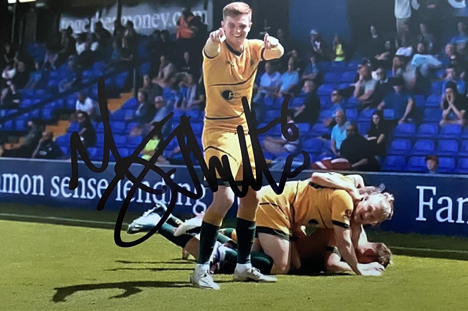 Mark Shelton Genuine Hand Signed Hartlepool United 6X4 Photo Poster painting