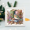 5D DIY Partial Special Shaped Drill Diamond Painting Bird Home With Frame Kit 19.2x19.2cm