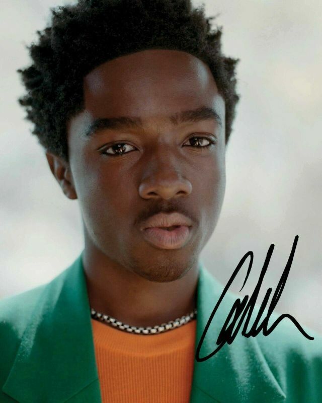 Caleb McLaughlin Autograph Signed Photo Poster painting Print