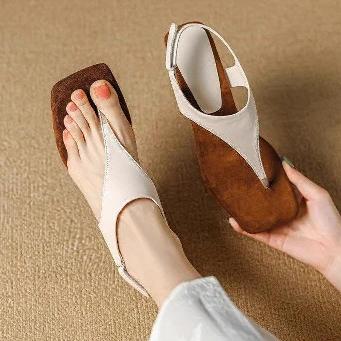 Yyvonne Sandals Women 2025 New Summer Wear High-Heeled Roman Shoes Niche Casual Sandals Women