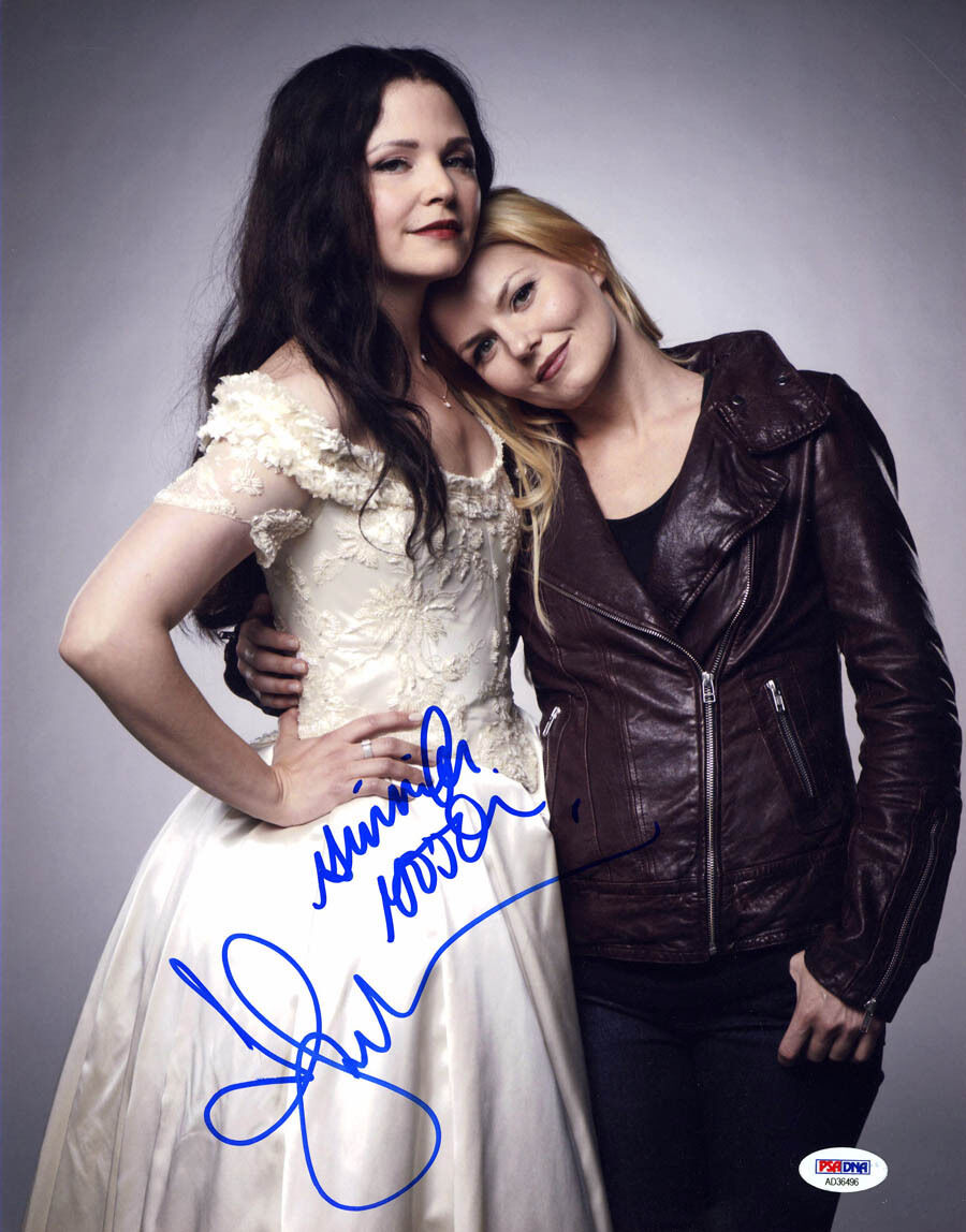 Ginnifer Goodwin Jennifer Morrison SIGNED 11x14 Photo Poster painting Once Upon A Time PSA/DNA