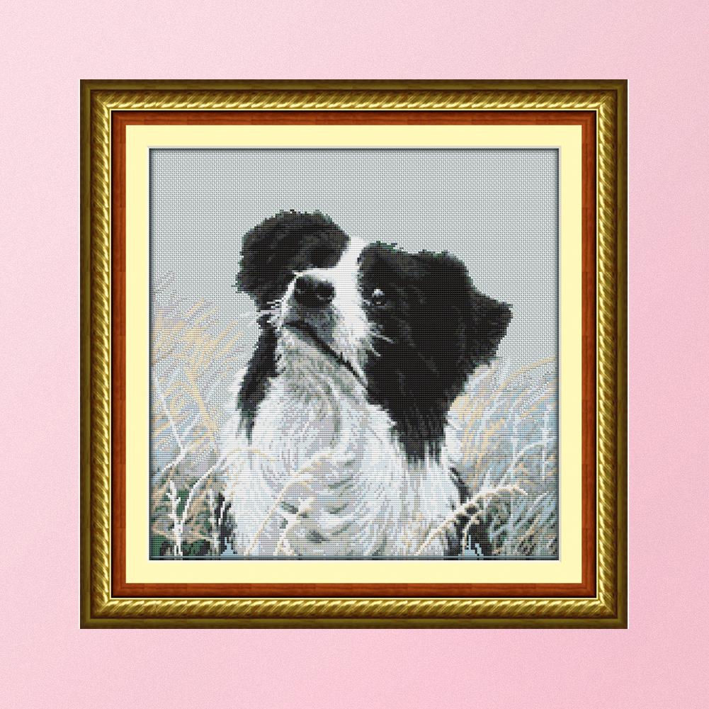 

Doggy - 11CT Stamped Cross Stitch - 52*47cm, 501 Original