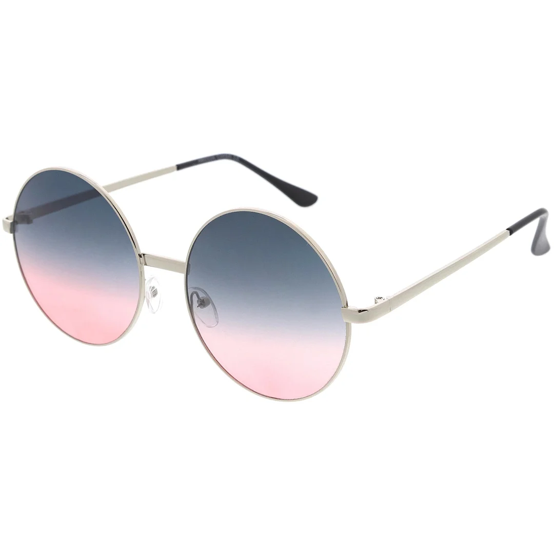 Super Large Oversized Metal Round Circle glasses