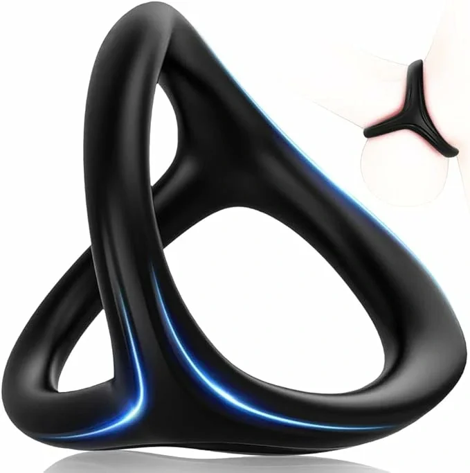 Silicone Sexual Ring Erection Enhancing Long Lasting  Y Training penis Ring with vibration function