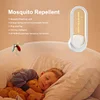 Ultrasonic Mosquitoes Repeller Plug-in LED Night Light Bugs Killers Fly Trap