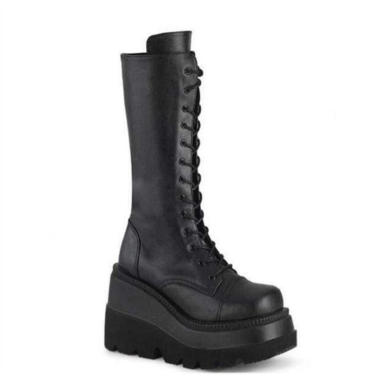 Platform Knight Boots