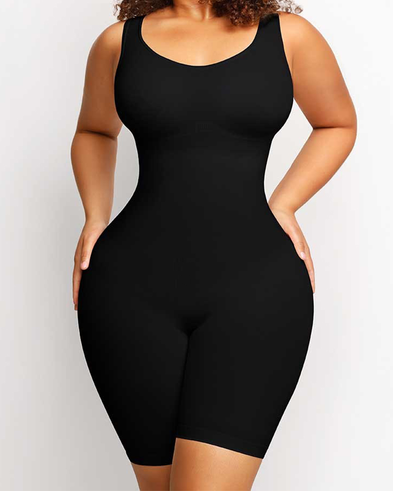Women's One Piece Tummy Control Seamless Shapewear Bodysuit