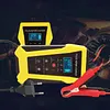 12V6A EU Battery Charger Smart Fast Charger with Intelligent Pulse Repair Battery Smart Fast Charge Tool Digital Display High Power Fast Chargers Universal for Cars and Motorcycles