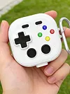 Protective Case Game Console Design Protective Skin Cover W/ Secure Lock Clip Compatible for Samsung Galaxy Buds 4/4 Pro 2026