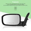 SCITOO Passenger Side View Mirror Compatible with 2003-2006 For Honda Accord LX/EX/SE Foldaway Black Right Outside Exterior Mirror OE:76200-SDA-A11ZA PL:HO1321152 HL:128-53158