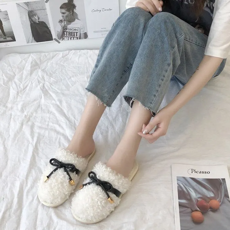 Ladies Autumn and Winter New Style Cotton Slippers, Home, Indoor, Daily Warmth, Thick-soled Slippers