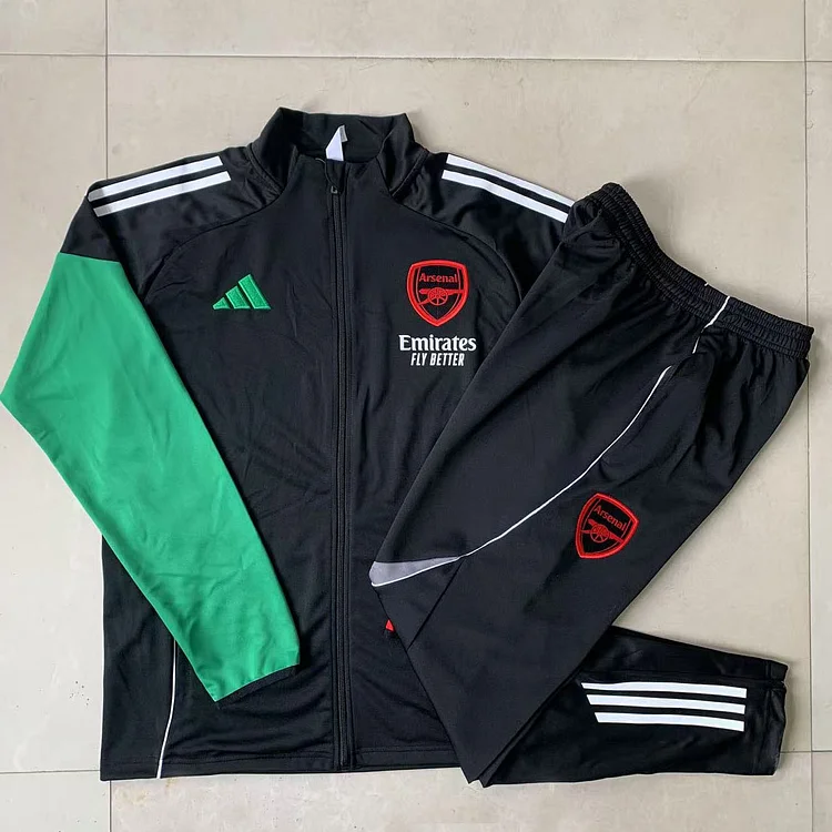 25/26 Arsenal Black Jacket Training Wear Set