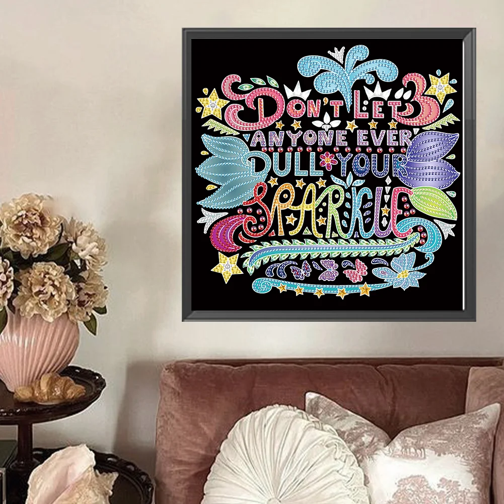Diamond Painting - Partial Special Shaped Drill - English(Canvas|30*30cm)