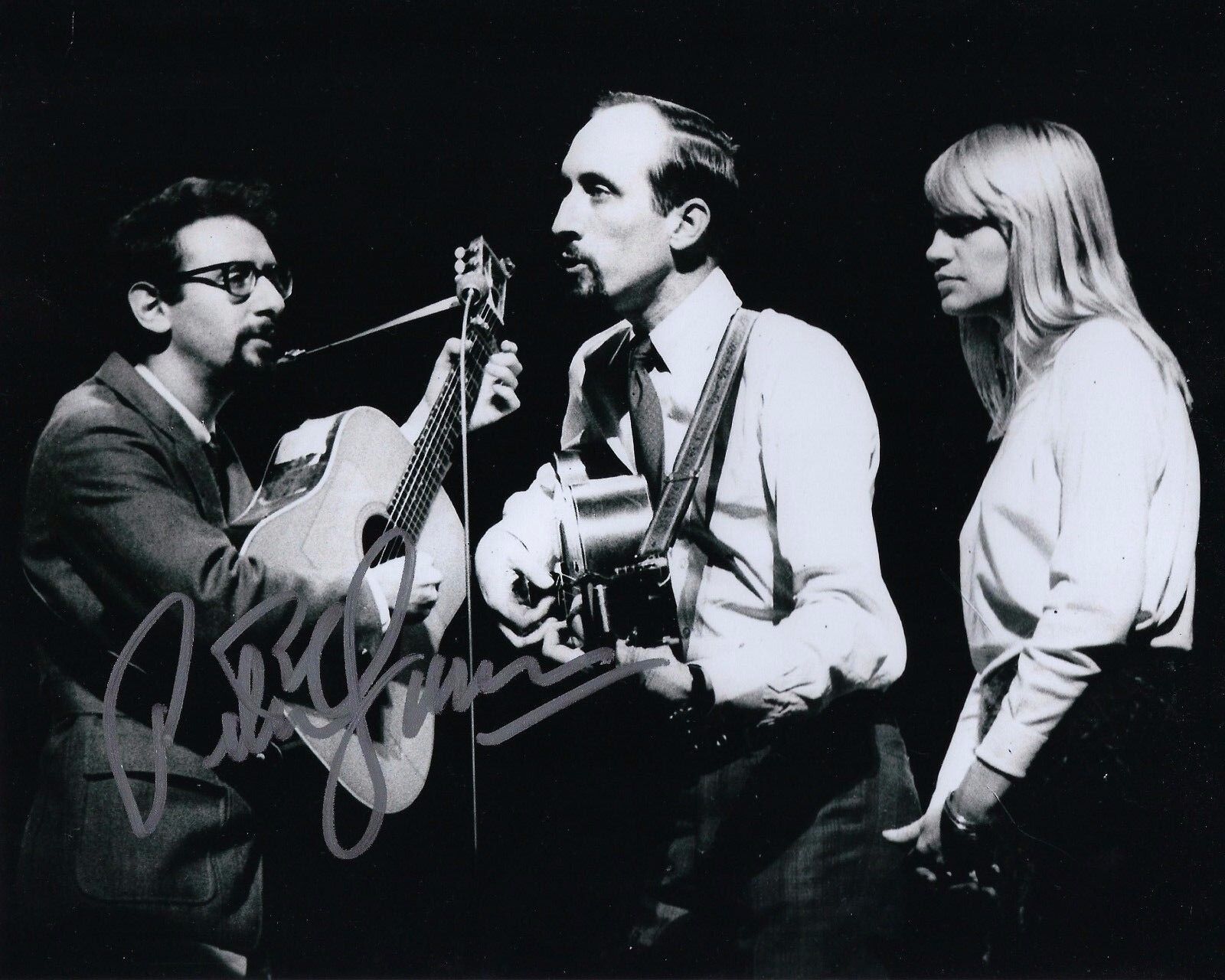 GFA Peter, Paul and Mary * PETER YARROW * Signed 8x10 Photo Poster painting PROOF P2 COA