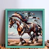 Indian Horse - 11CT Stamped Cross Stitch - 40*40cm - Animal