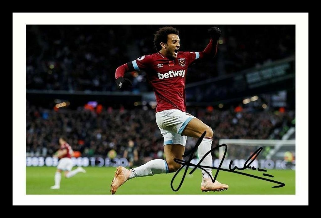 Felipe Anderson - West Ham United Autograph Signed & Framed Photo Poster painting 1