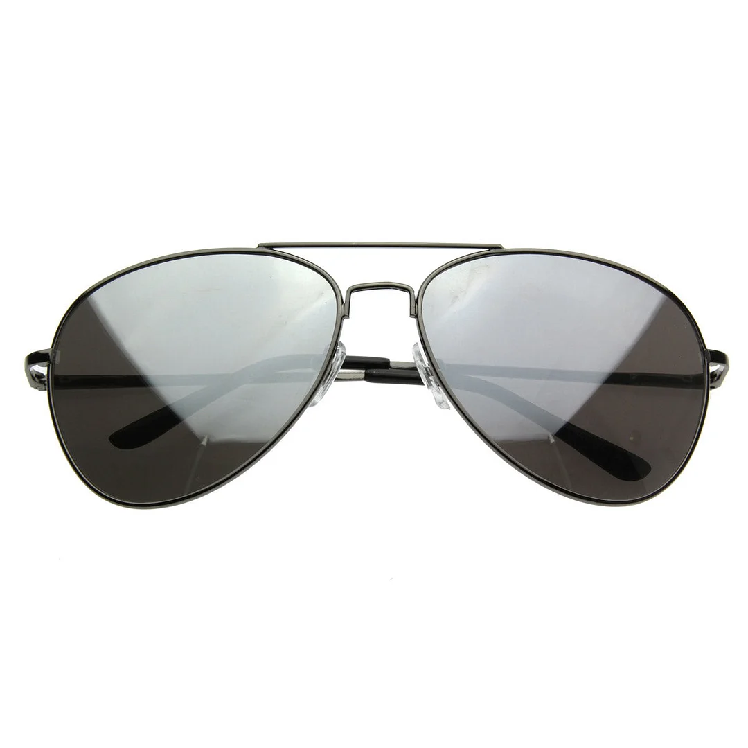 FULL MIRROR Mirrored Metal Aviator glasses
