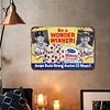 1954 Mickey Mantle Stan Musial Wonder Bread - Metal Tin Signs(8*12Inch/12*16Inch)