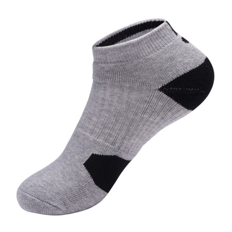 Mid-Length Tube Thick Towel Sweat-Absorbent Sports Socks / [viawink] /