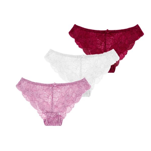 3Pcs Lace Women Sexy Panties Set Underwear Transparent Thongs Low Waist Hollow Briefs Tanga Sexi Female Panty Erotic Lingerie