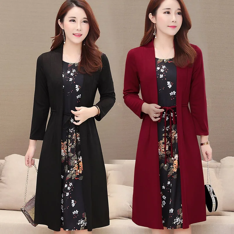 TEMPERAMENT TWO-PIECE DRESS