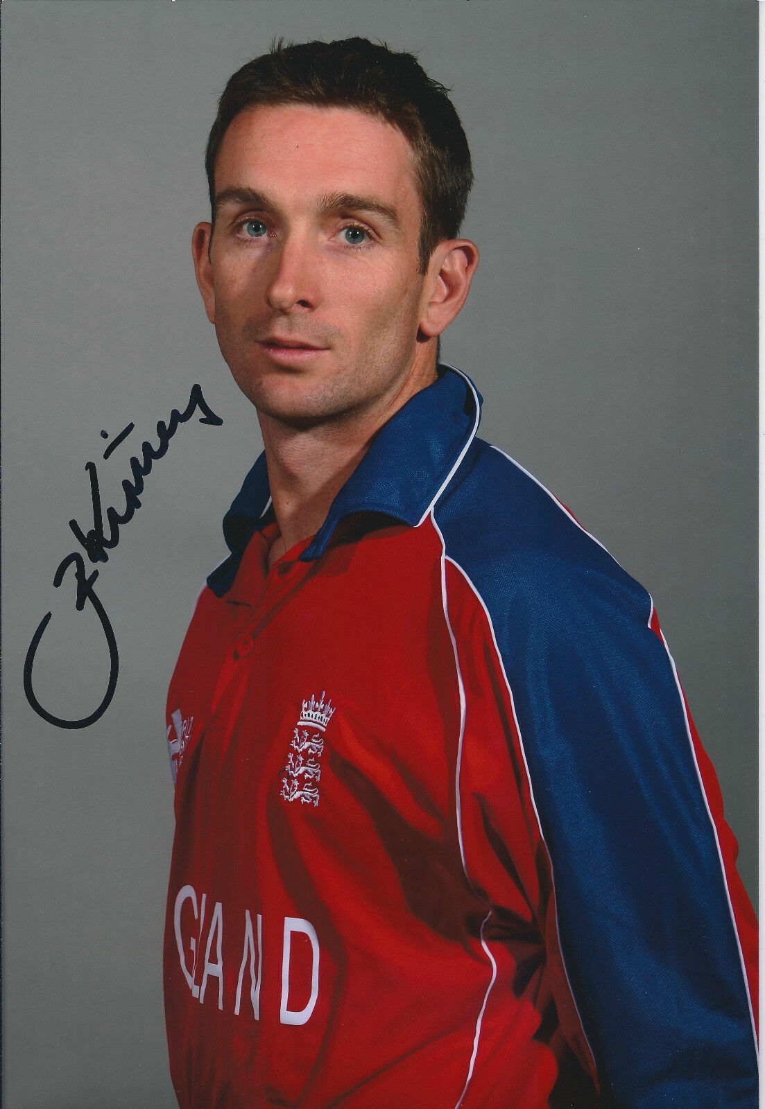 James KIRTLEY Signed Autograph 12x8 Photo Poster painting AFTAL COA England CRICKET Bowler