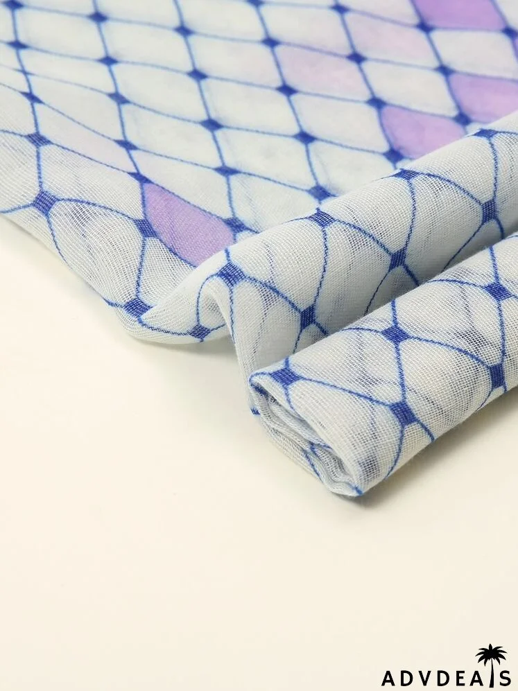 Geometric Pattern Scarf