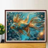 Diamond Painting-DIY Full Round Drill Gold Powder Betta Fish(40*50CM)