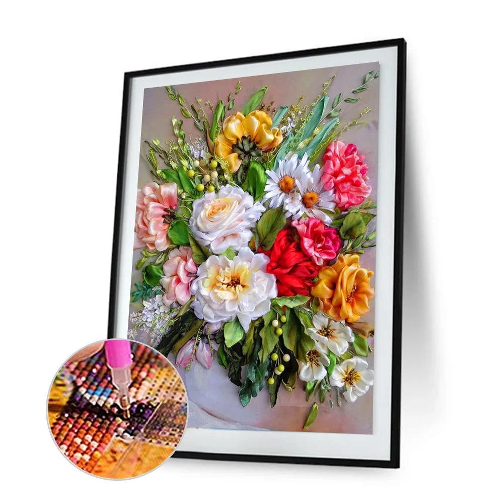 Diamond Painting - Full Round Drill - Bouquet(30*40cm)