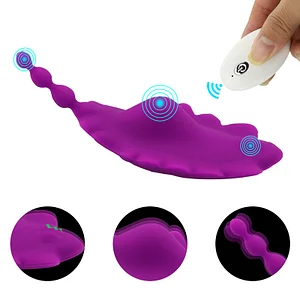 Seashell Vibrator Bee Shaped Wearable Remote Control Clitoral Stimulator