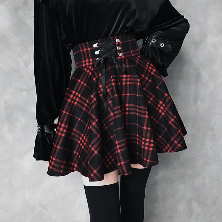 Punk Gothic Y2K Harajuku Skirt weebmemes