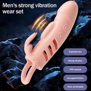 Male Penis Vibrating Ring Sleeve For Penis Dick Delay Ejaculation