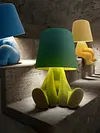 LED Bedside Lamp with Touch Control Creative Thinker Lamp Dimmable Night Light