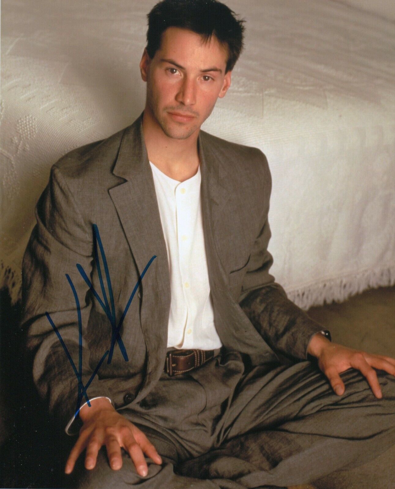 Autographed Keanu Reeves signed 8 x 10 Photo Poster painting Nice