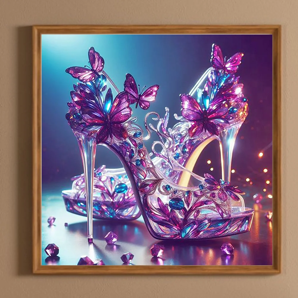 Diamond Painting - Full Round Drill - Dream High Heel(Canvas|40*40cm)