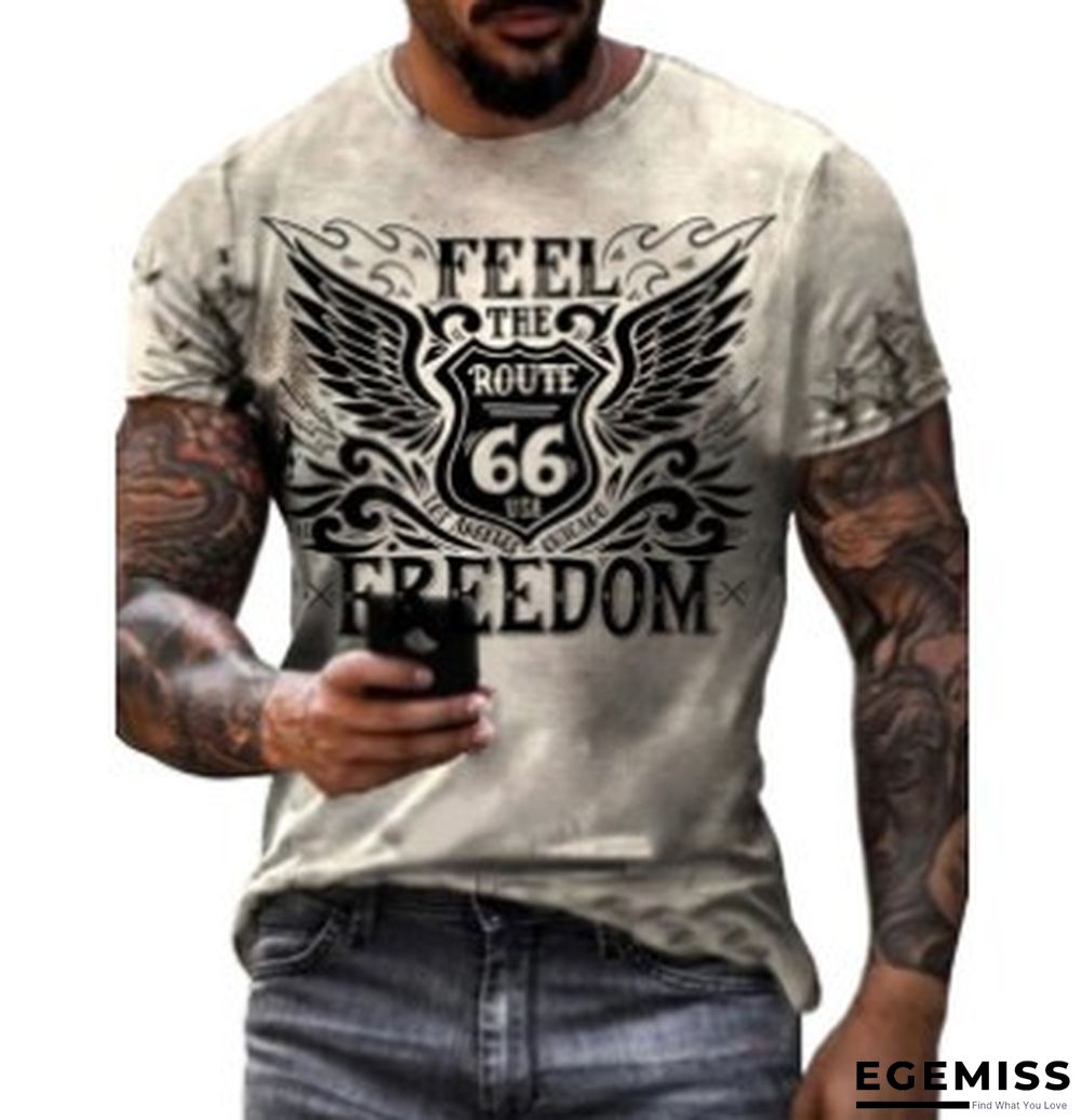 Casual Summer Slim Print Thin Youth T-shirt Trend | EGEMISS