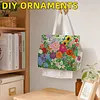 Diamond Tissue Organizer Exquisite Craftsmanship for Bathroom Bedroom Decor (Garden flowers)