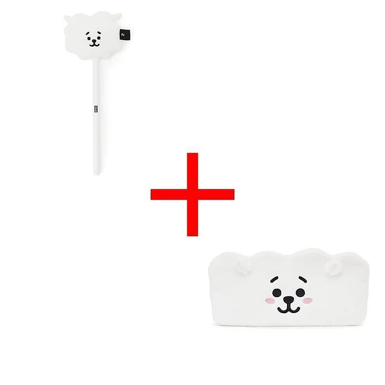 BT21 X RJ Pencil Case&Pen