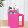 Cat Lid Accessories Charms with Straw Cover for Stanley 40oz Tumbler with Handle